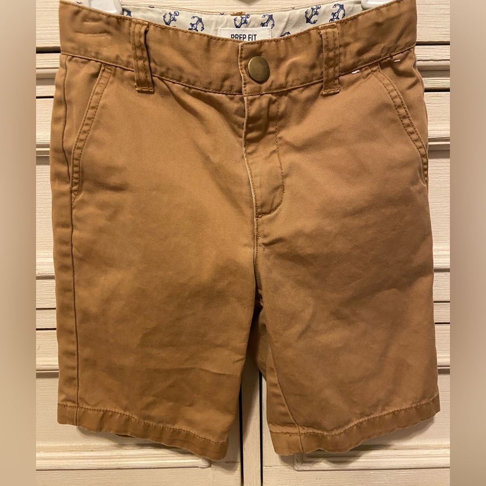 Boys Gymboree (prep fit) khaki shorts